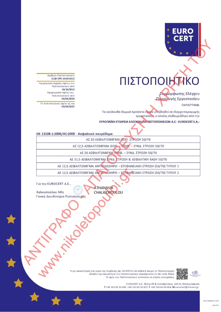 Ανδρέας & Θεμιστοκλής Νικία Νικολετόπουλοι Α.Β.Ε.Τ.Ε.